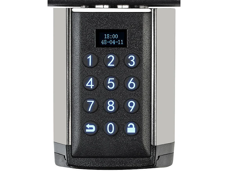 VisorTech Türschloss Mit Schlüssel:Elektronischer Tür-Schließzylinder, Code, 2 Schlüssel, IP44, M Gateway - Image 17