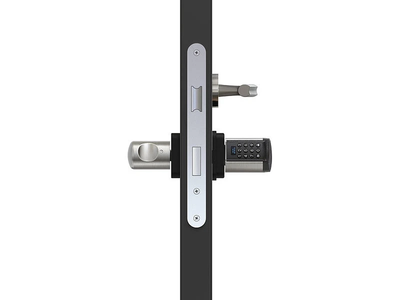 VisorTech Türschloss Mit Schlüssel:Elektronischer Tür-Schließzylinder, Code, 2 Schlüssel, IP44, M Gateway - Image 8
