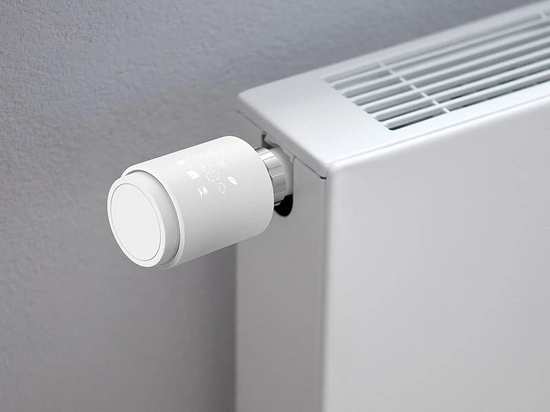 Revolt Heizkörperthermostate:3er-Set Programmierbare Heizkörper-Thermostate Mit WLAN-Gateway & App - Image 4