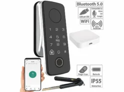 VisorTech Elesion ZigBee Gateway:Motorbetriebener ZigBee-Schließzylinder Mit WLAN-Gateway Und App, IP55