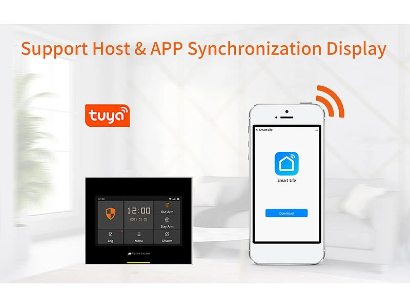 VisorTech Alarmsystem:14-tlg. Funk-Alarmanlage: 11 Sensoren, 2 Fernbedienungen, GSM WLAN App - Image 11
