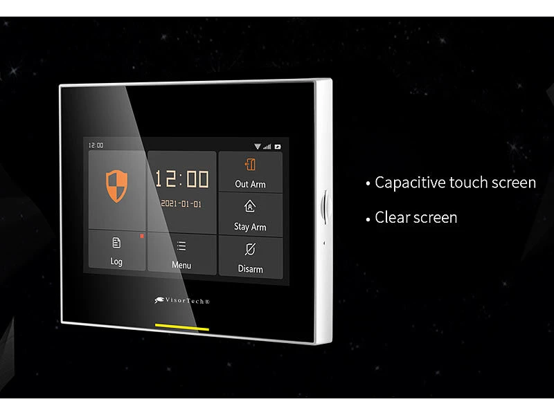 VisorTech Alarmsystem:14-tlg. Funk-Alarmanlage: 11 Sensoren, 2 Fernbedienungen, GSM WLAN App - Image 15