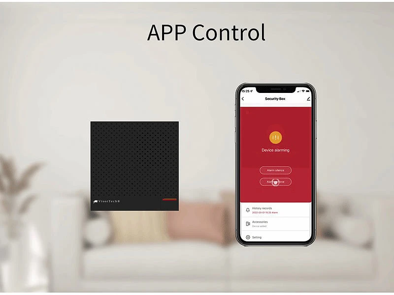 VisorTech Alarmzentrale:WLAN-Alarmanlage Mit Funk-Anbindung, App, Sprachsteuerung - Image 16