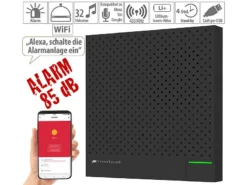 VisorTech Alarmzentrale:WLAN-Alarmanlage Mit Funk-Anbindung, App, Sprachsteuerung