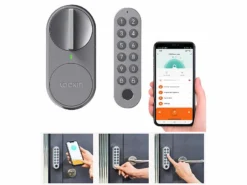 VisorTech Türöffner:Türschlossantrieb Mit PIN-Code, Fingerabdruck-Sensor, Bluetooth, App