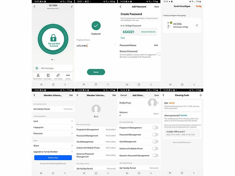 Xcase Schlüsseltresor:Smarter Schlüssel-Safe, Touch-PIN, Fingerprint, Transponder, Bluetooth - Image 7