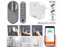 VisorTech Smart Lock:Türschlossantrieb Mit PIN-Code, Fingerabdruck-Sensor Und WLAN-Gateway
