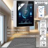 Revolt Funkthermostat:WLAN-Fußbodenheizung-Thermostat Mit Touchdisplay, Feinstaub-Anzeige