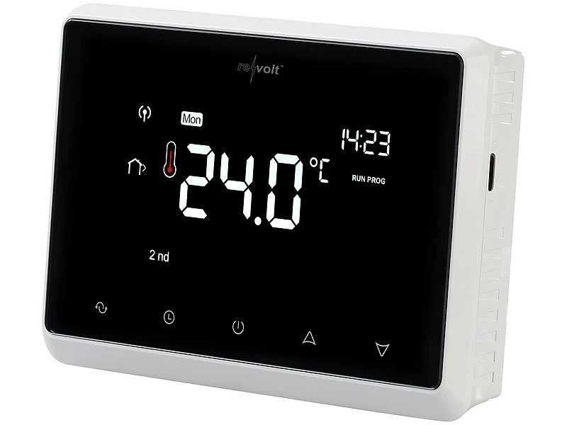 Revolt Raumthermostat Gastherme:Funk-Thermostat Mit WLAN Und App Für Gastherme Und Wasserboiler - Image 10