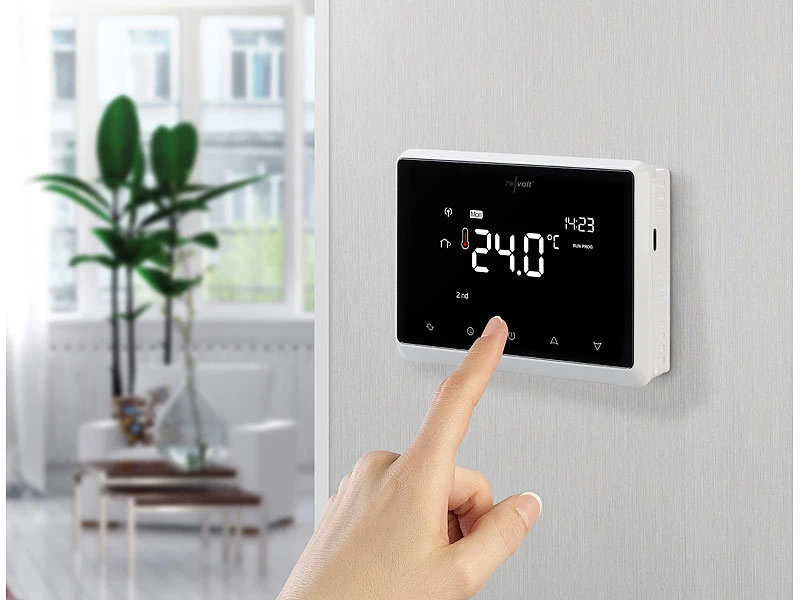 Revolt Raumthermostat Gastherme:Funk-Thermostat Mit WLAN Und App Für Gastherme Und Wasserboiler - Image 12