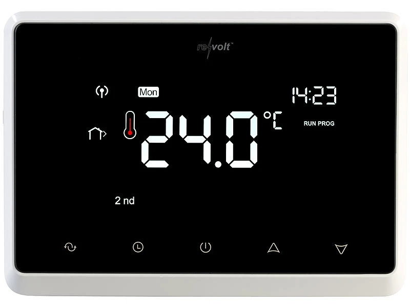 Revolt Raumthermostat Gastherme:Funk-Thermostat Mit WLAN Und App Für Gastherme Und Wasserboiler - Image 16