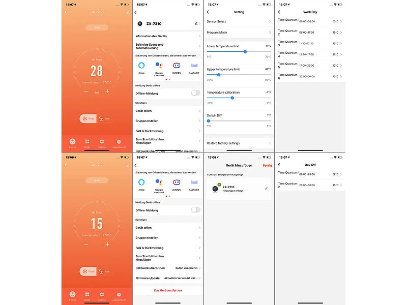 Revolt Raumthermostat Gastherme:Funk-Thermostat Mit WLAN Und App Für Gastherme Und Wasserboiler - Image 8