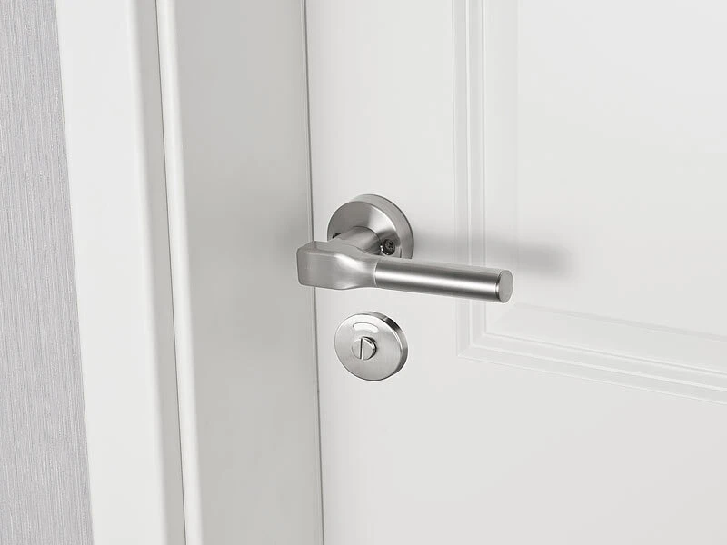 AGT Edelstahl-Türbeschlag:Edelstahl-Rosetten-Set Für Bad & WC, Drehknopf, Besetzt-Anzeige, Rund - Image 4