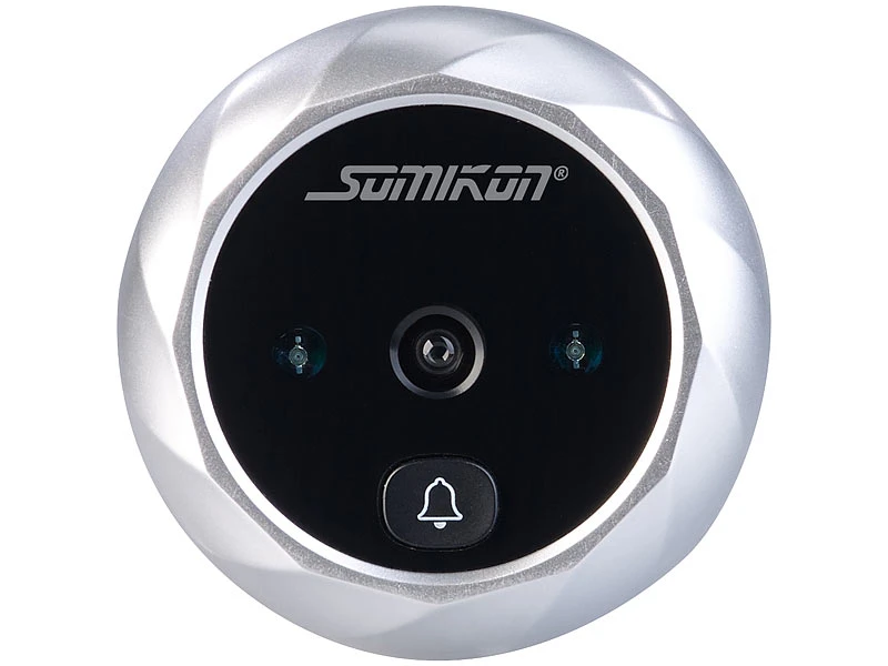 Somikon Türspion Ohne Bohren:Digitale Türspion-Kamera Mit 7,1-cm-Farbdisplay (2,8") Und Nachtsicht - Image 7