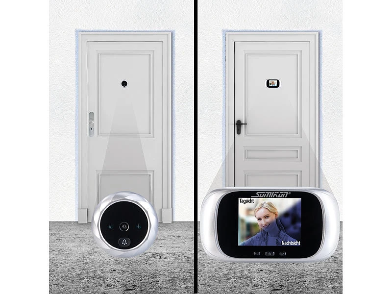 Somikon Tuerspion:Digitale Türspion-Kamera Mit 7,1-Versandrückläufer - Image 4